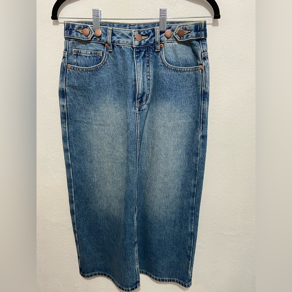 Vintage Rumere Blue Denim Skirt